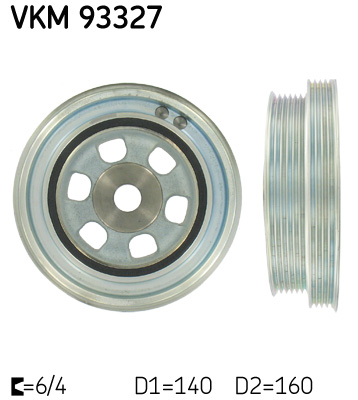 SKF VKM 93327 Puleggia cinghia, Albero a gomiti